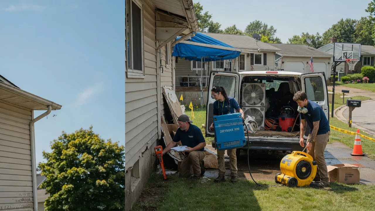 Ceiling Leak Cleanup in Nunica, MI near me